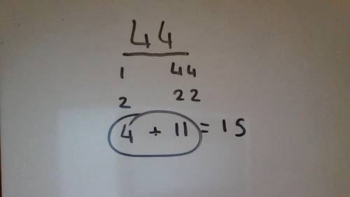 How to solve x^2+15x+44 with the magic x