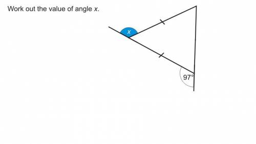 Help me find x in this triangle