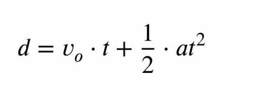 Help plz i need help please

Find calculated displacement 
Velocity: 70 m/s
Time: 4s
Initial posit