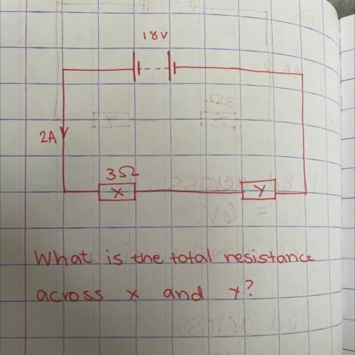 What is the total resistance across x and y? Pls explain too