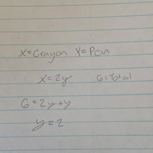 Krishnan had $10.he bought box of crayons and a pen. A box of crayons cost twice as much as a pen. H