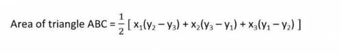 What is the area of a triangle with vertices at (−4, 1), (−7, 5) , and (0, 1) ?