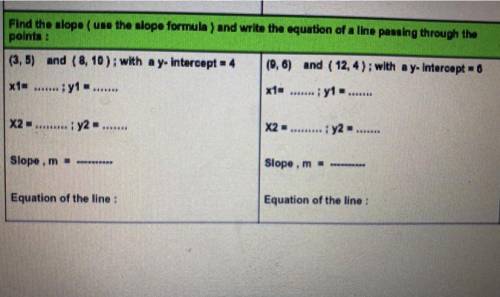 Help me with these two math problems