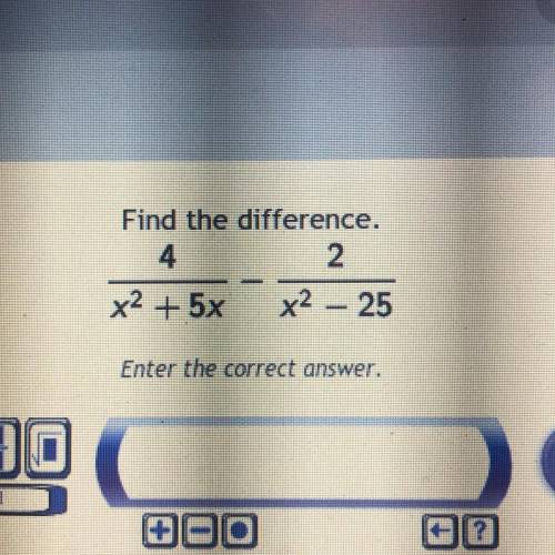 Find the difference 4/x^2+5 - 2/x^2-25