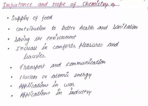 Scopes and importance of chemistry anyone wanna be my friend