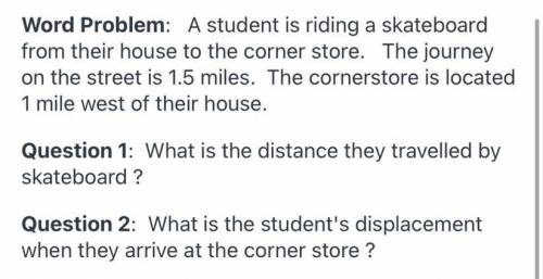 Help please (fairly easy)

Distance describes how far an object has moved along its path. 
Displac