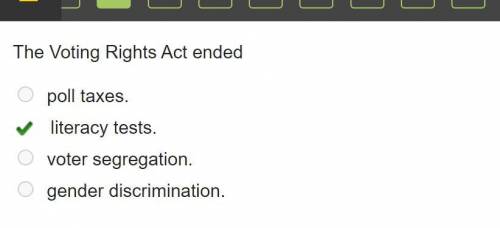 The Voting Rights Act ended