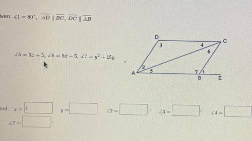 !! Fake answers will be reported 
Find angle 5& 6 too