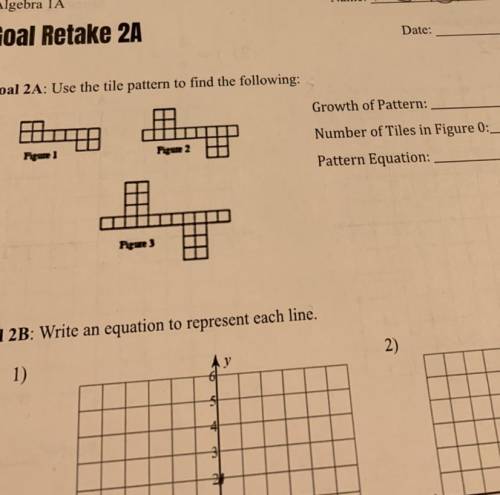 Need help with growth of the pattern, number of tiles in figure 0 and pattern equation
