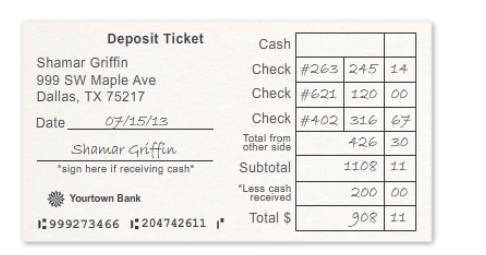 How much cash did Shamar receive?

$200.00
$426.30
$908.11
$1108.11