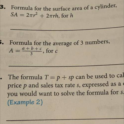 I need help on this question plz and thank you 
(Question 5 and if you can number 3 as well)