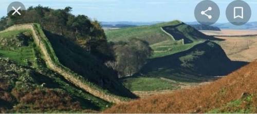 What are the parts of Hadrian’s wall