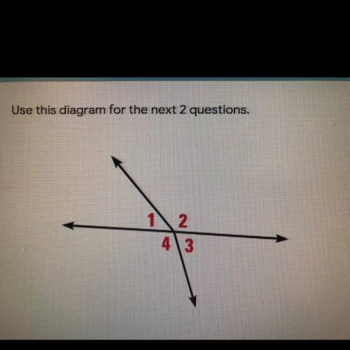 Select the most appropriate solution for the listed question.

10 points
Are m<2 and m<3 a l