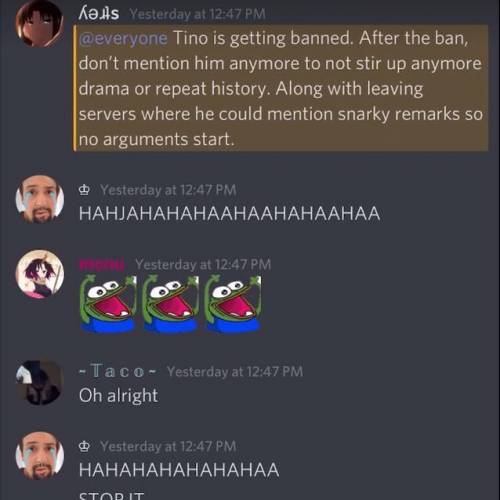 why was everyone laughing? And if she said “after the ban”, does that mean past tense or future ten