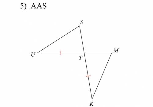State what additional information is required in order to know that the triangles are congruent for