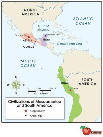 Use the map below to answer the following question:

Political map of North and South America, sho