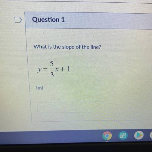 What is the slope of the line?