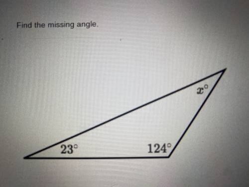 Find the missing angle