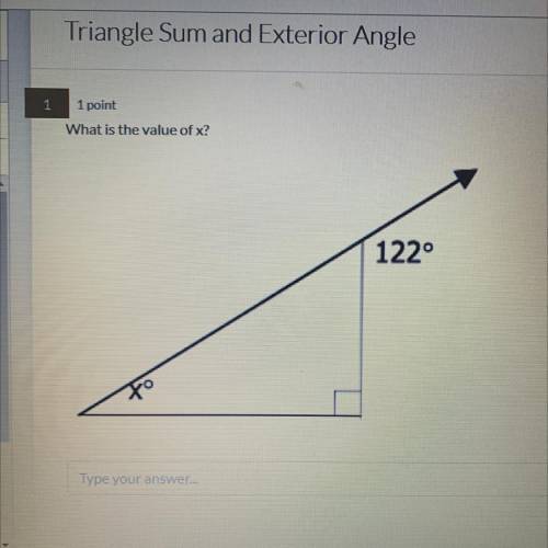 What is the value of x?