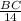 \frac{BC}{14}