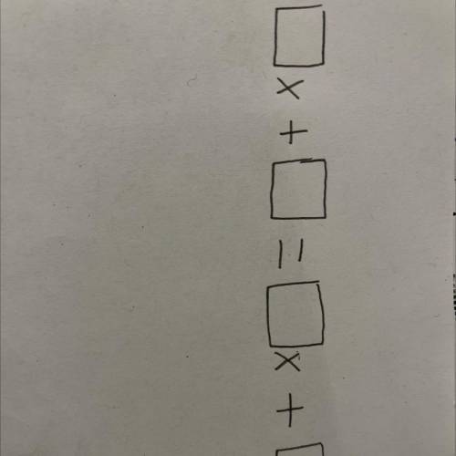 Using the digits 1 to 9 at most one time each fill in the boxes to create an equation that has a ne