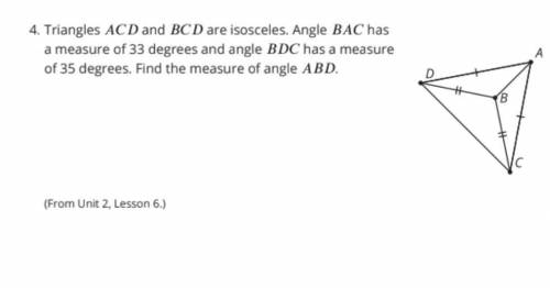 Find the measure of angle ABD