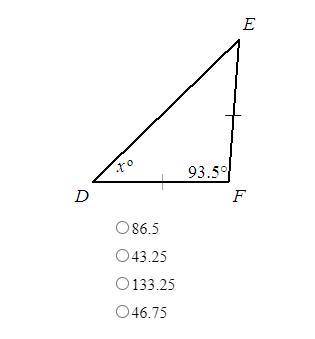 What id the value of x?