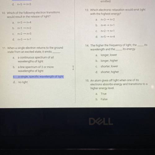 Please help with questions 10, 13, 14, 15
