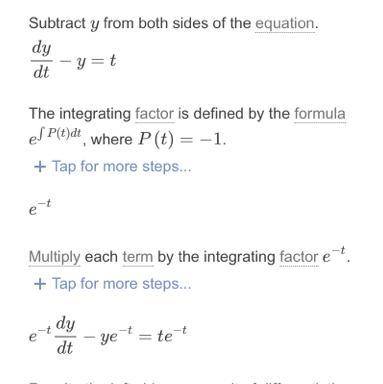 Solve the differentiable equation if possible: