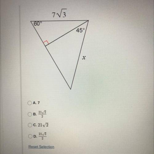 Find x. please help me!!