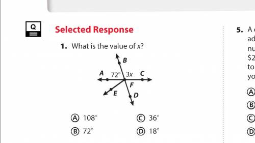 What is the value of x?