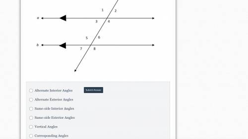 What is the angle relationship between ∠1 and ∠7