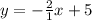 y = -  \frac{2}{1}x  + 5