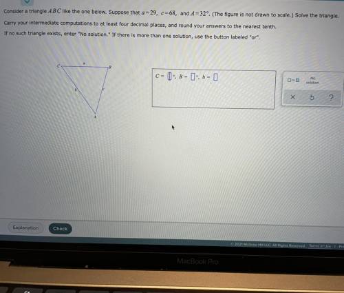 I do not understand how to get the more than one solutions to a triangle. Please help