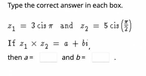 COMPLEX NUMBERS AND DEMOIVRE'S THEOREM: HELP ASAP