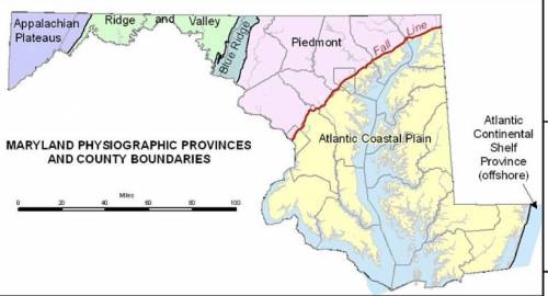 Identify and describe how one constructive force shaped the Piedmont Province.