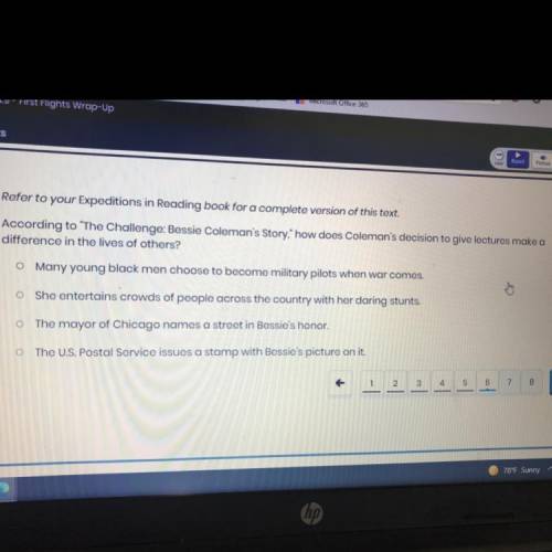 According to The Challenge: Bessie Coleman's story, how does Coleman's decision to give lectures m