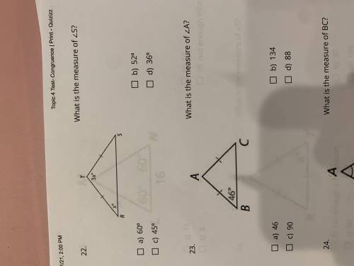 What is the measure of S? Can someone please help me with my geometry? It’s really urgent and I nee