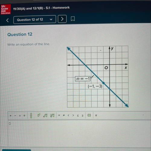 Write an equation of the line. helppp