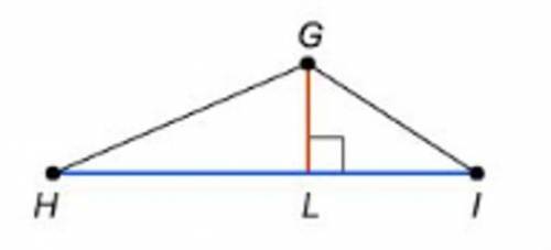 If HL - 16 ft, GL = 6 ft, LI = 8 ft, and GI = 10 ft, what is the area in square feet of ΔGHI ? Do N