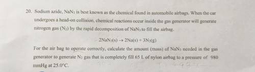 Does anyone know how to find mass of NaN3?