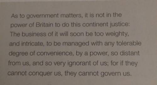 What argument does Paine make about the British government in this passage?