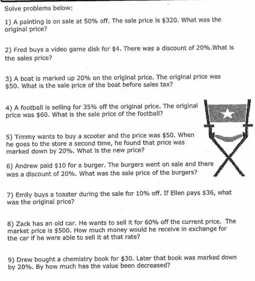 HELP MARKUPS AND MAKR DOWNS! I’LL PUT THE CORRECT ANSWER AS BRAINLIEST!!