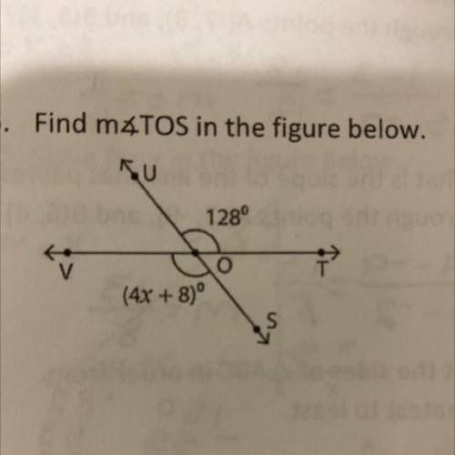 5. Find mTOS in the figure below.