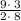 \frac{9\cdot \:3}{2\cdot \:8}