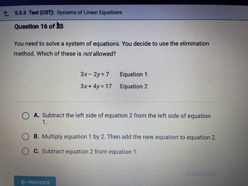 Need help

You need to solve a system of equations. You need to decide to use