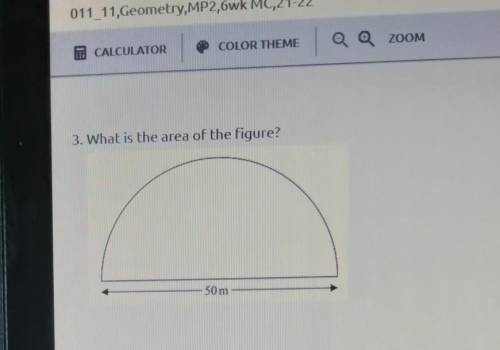 3. What is the area of the figure?