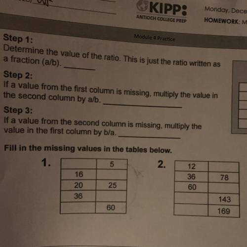 Module 4 Practice

 
Example
B
11
22
A
4
8
16
40
16
165
Step 1:
Determine the value of the ratio. T