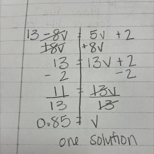 |

-
15 W 5y +2
W
+BN
13 13y+2
- 2
-2
||| IA
13 3
0.851
one solution
Math