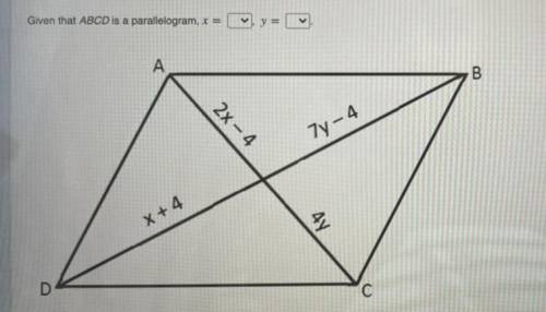 Please explain to me how to solve for x and y